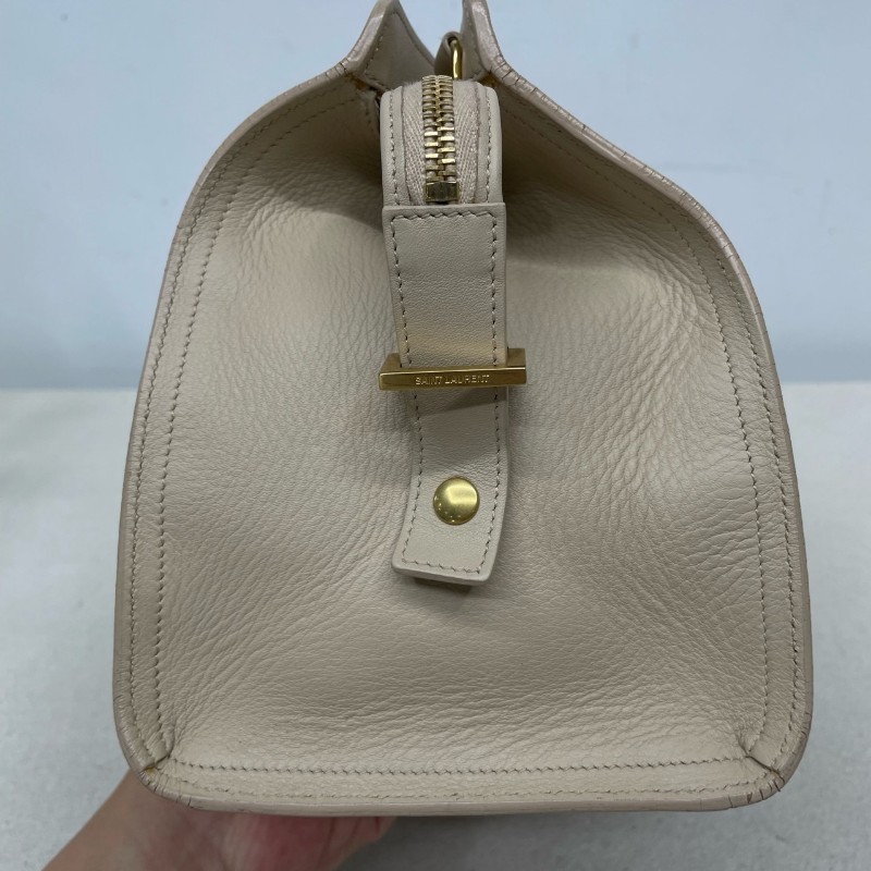 YSL Chyc Y Lighe 米色 牛皮 肩背包 手提包-2
