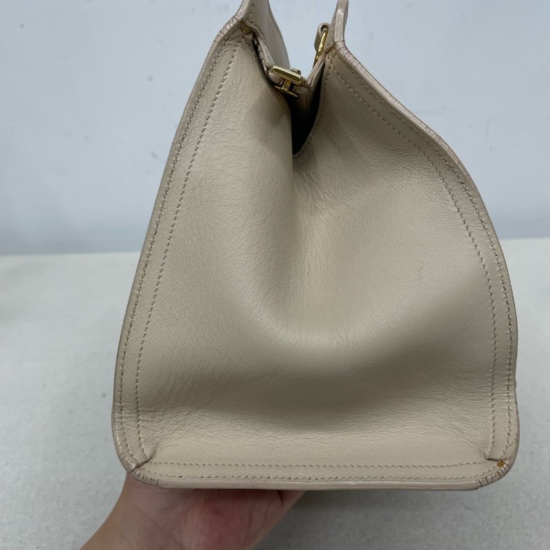 YSL Chyc Y Lighe 米色 牛皮 肩背包 手提包-3