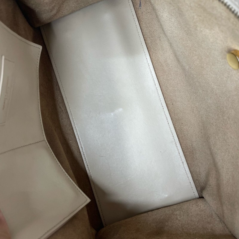 YSL Chyc Y Lighe 米色 牛皮 肩背包 手提包-5