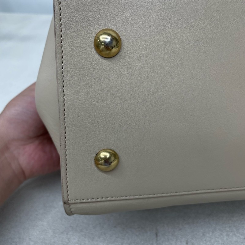 YSL Chyc Y Lighe 米色 牛皮 肩背包 手提包-6