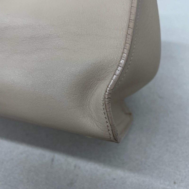 YSL Chyc Y Lighe 米色 牛皮 肩背包 手提包-10