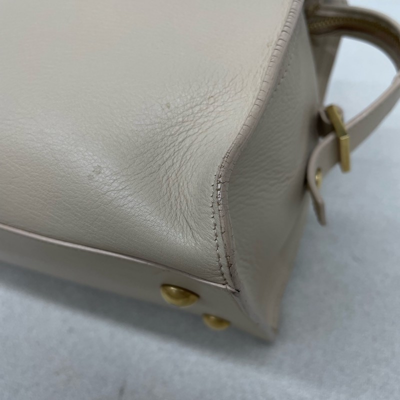 YSL Chyc Y Lighe 米色 牛皮 肩背包 手提包-11