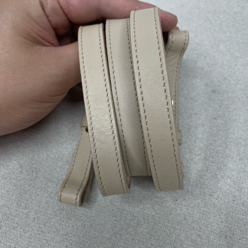 YSL Chyc Y Lighe 米色 牛皮 肩背包 手提包-14