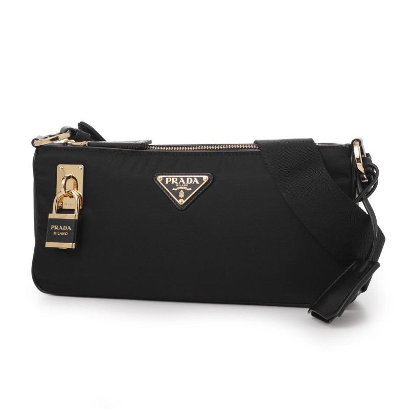 Prada re-nylon metal lock bag-0