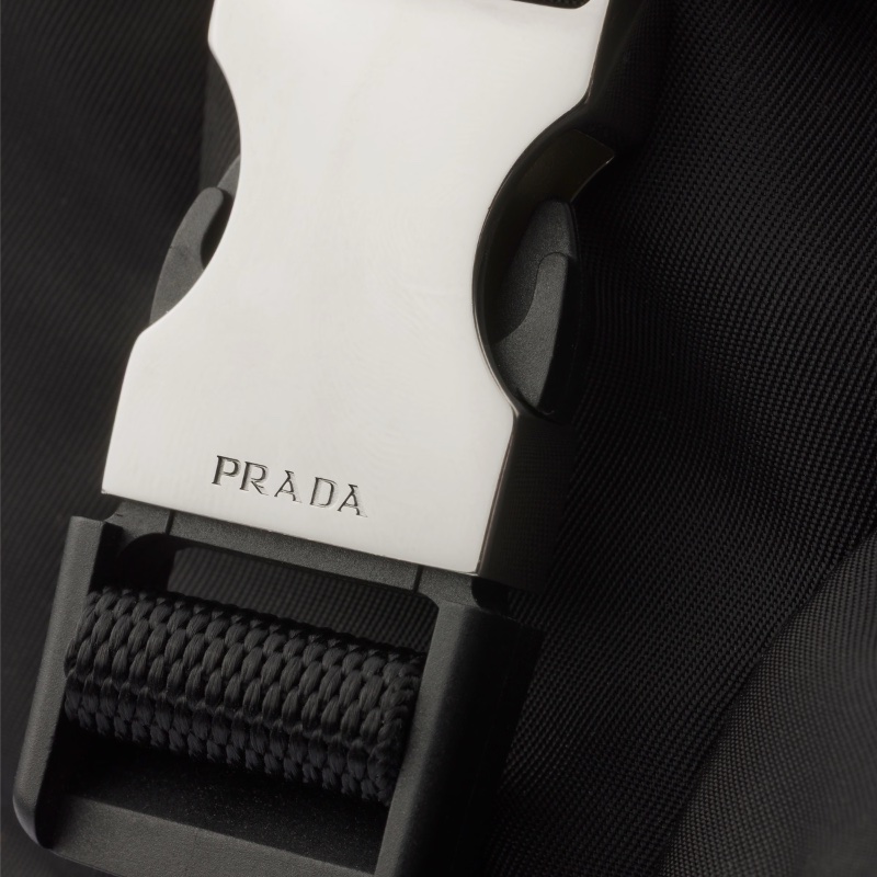 Prada black backpack-3