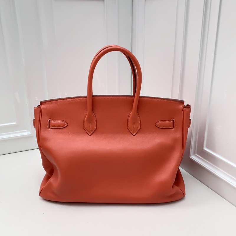 95新 Hermes愛馬仕 Birkin35經典橘色 s皮-2