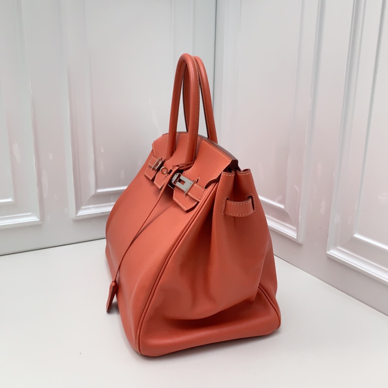 95新 Hermes愛馬仕 Birkin35經典橘色 s皮-3