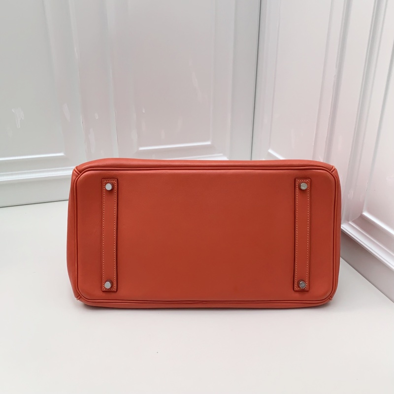 95新 Hermes愛馬仕 Birkin35經典橘色 s皮-7