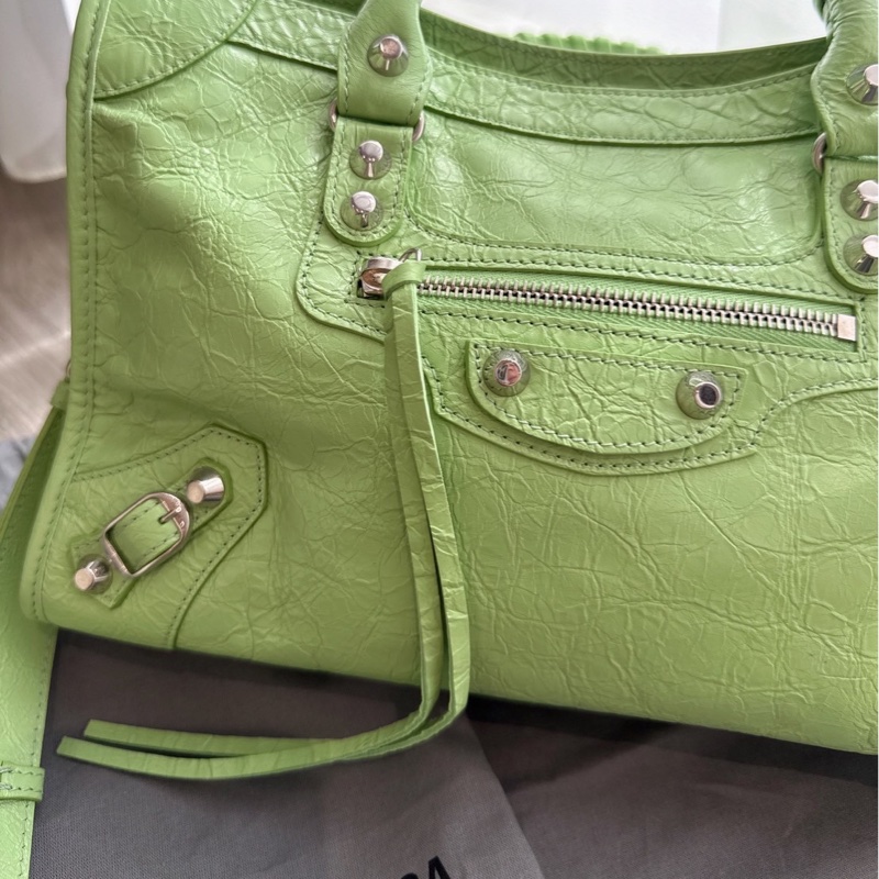 balenciaga 綠色機車包💚-1