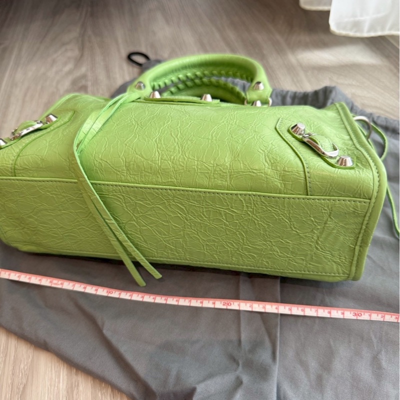 balenciaga 綠色機車包💚-9