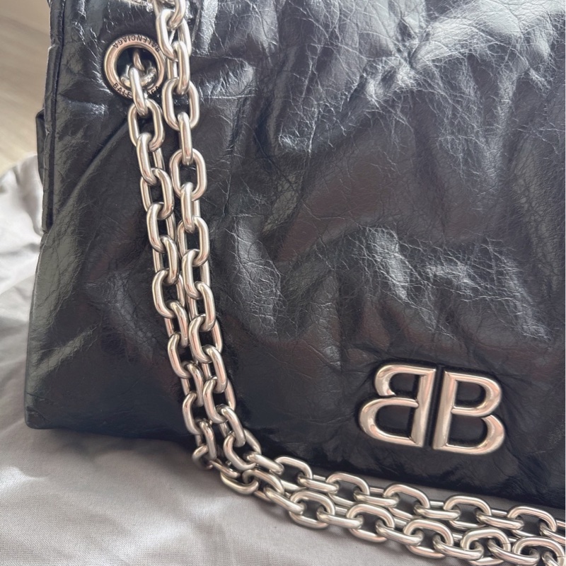 Balenciaga Monaco黑銀-1