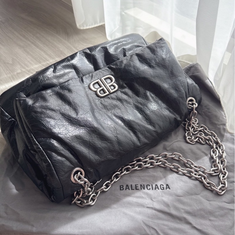 Balenciaga Monaco黑銀-4