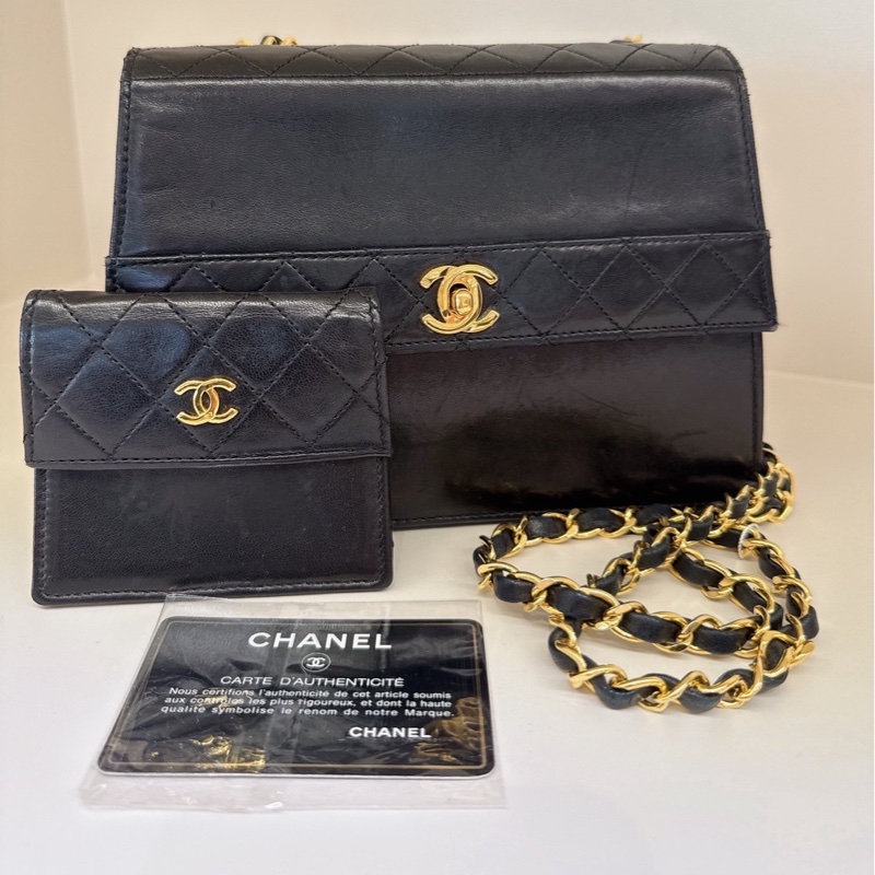 Chanel 黑色中古包 🖤兩個包!!超划算-17