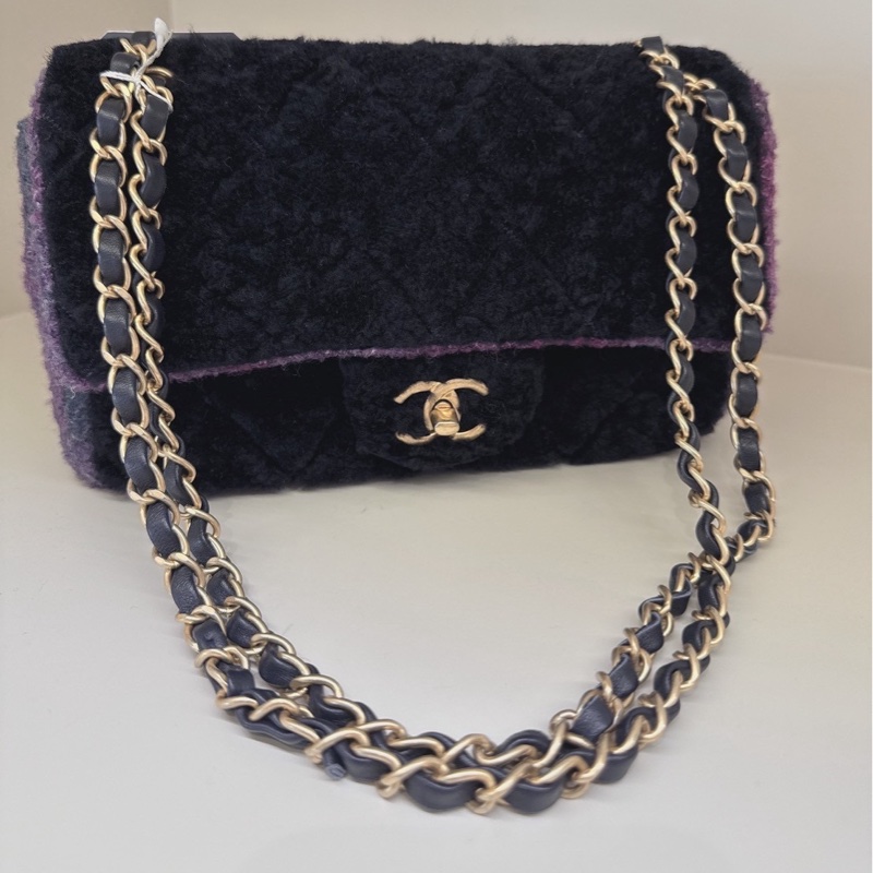 Chanel紫色毛呢CF 💜💜-0