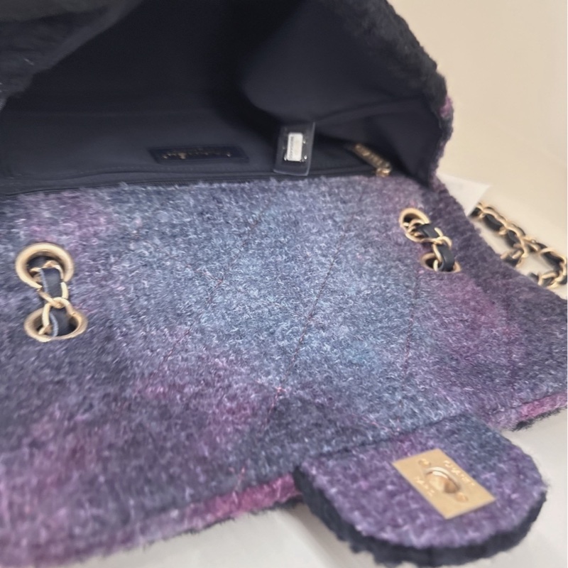 Chanel紫色毛呢CF 💜💜-7