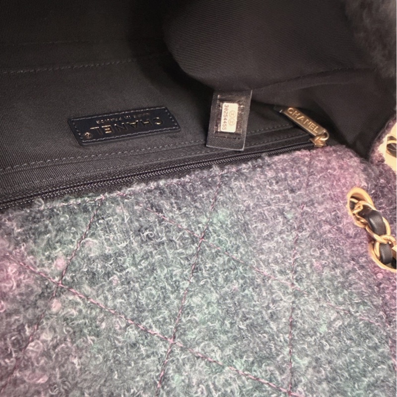 Chanel紫色毛呢CF 💜💜-8
