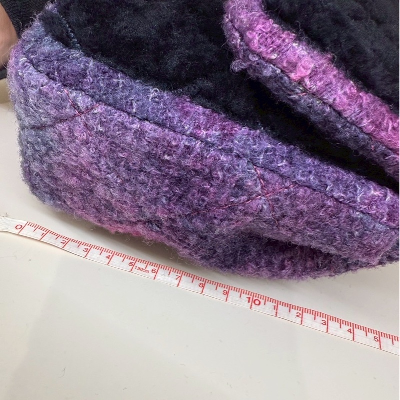 Chanel紫色毛呢CF 💜💜-10