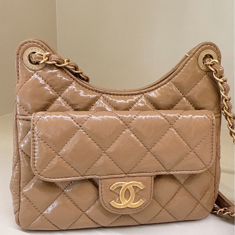 Chanel 奶茶色天貓包💛💛-2