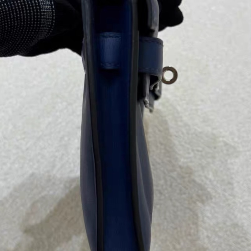愛馬仕Hermes kelly cut 藍T刻-4