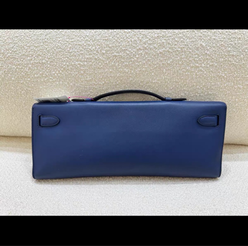 愛馬仕Hermes kelly cut 藍T刻-6
