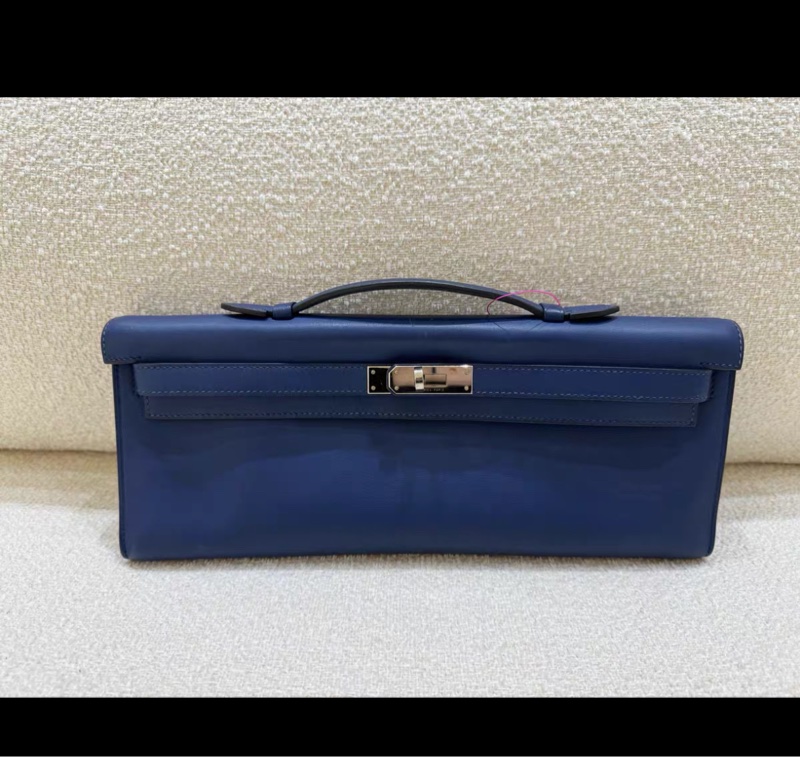 愛馬仕Hermes kelly cut 藍T刻-7