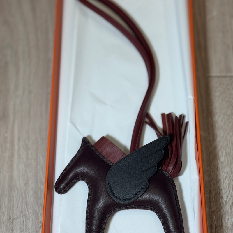 Hermes 愛馬仕 Rodeo mm小馬吊飾(暗咖啡/暗紅/黑 H083010CA CK)-7