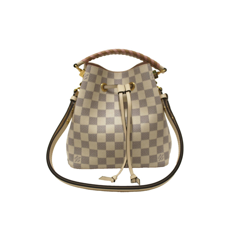 Louis Vuitton Damier Azur Canvas with Braided Handle NeoNoe BB Bag-0