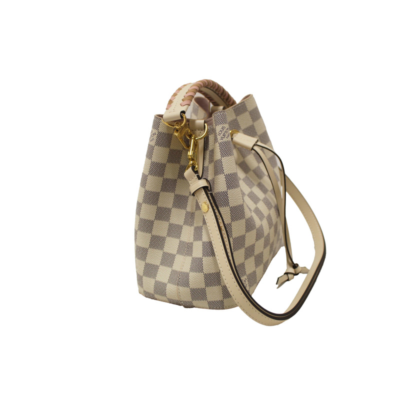 Louis Vuitton Damier Azur Canvas with Braided Handle NeoNoe BB Bag-1