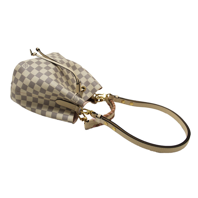 Louis Vuitton Damier Azur Canvas with Braided Handle NeoNoe BB Bag-11