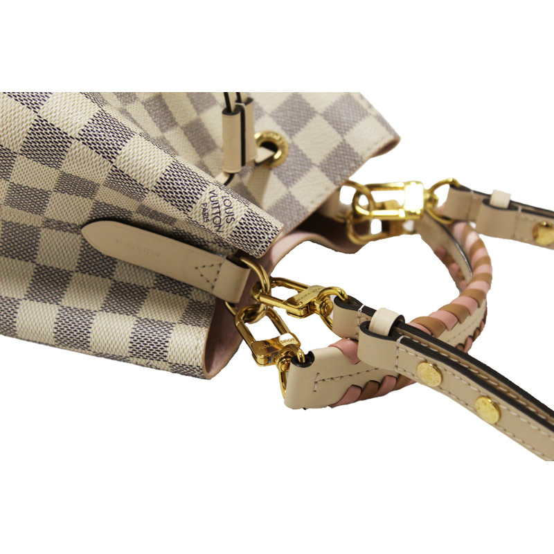 Louis Vuitton Damier Azur Canvas with Braided Handle NeoNoe BB Bag-12