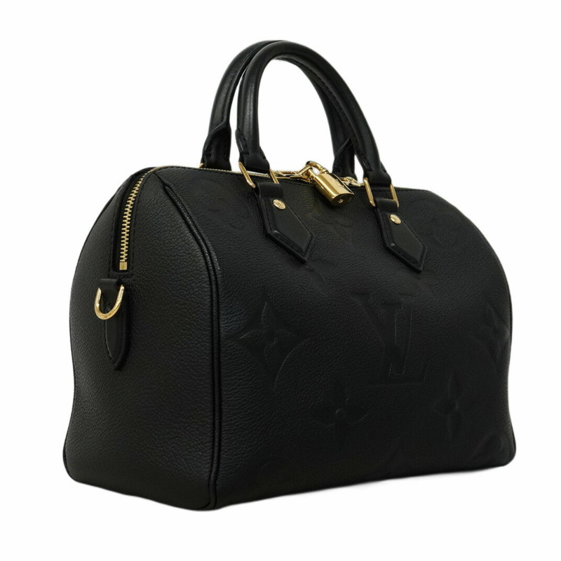 路易威登 Monogram Empreinte Speedy Bandouliere 25 手提包 M58951 黑色 女士-1