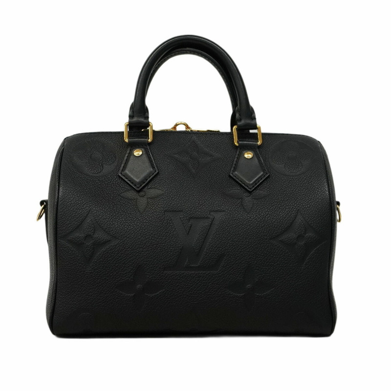 路易威登 Monogram Empreinte Speedy Bandouliere 25 手提包 M58951 黑色 女士-11