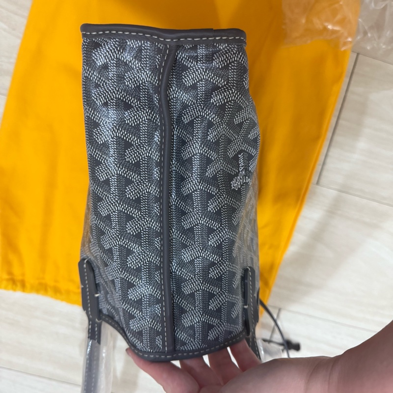 💖Goyard mini tote 菜籃 💖 灰色 全新全配-7