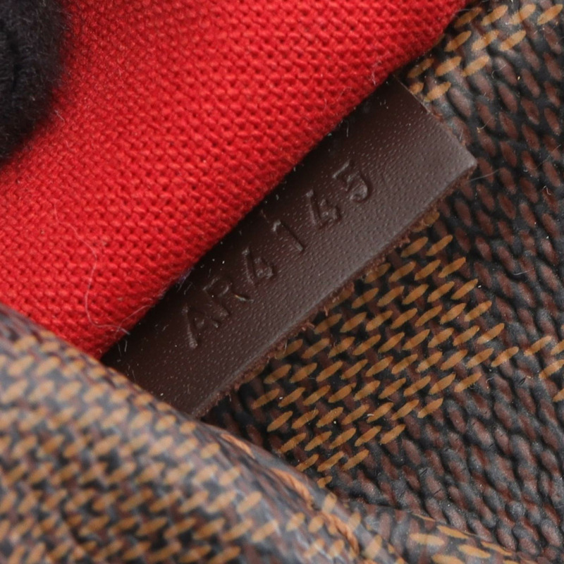 LOUIS VUITTON Totally MM 手提包 N41281 Damier 帆布皮革 Ebene 二手女士-4