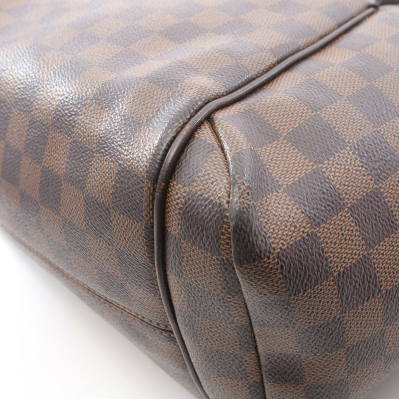 LOUIS VUITTON Totally MM 手提包 N41281 Damier 帆布皮革 Ebene 二手女士-9