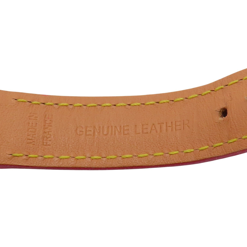 母貝錶盤 皮帶 不鏽鋼 Tambour 腕錶 Q1216【LOUIS VUITTON 路易威登】 Q1216-14