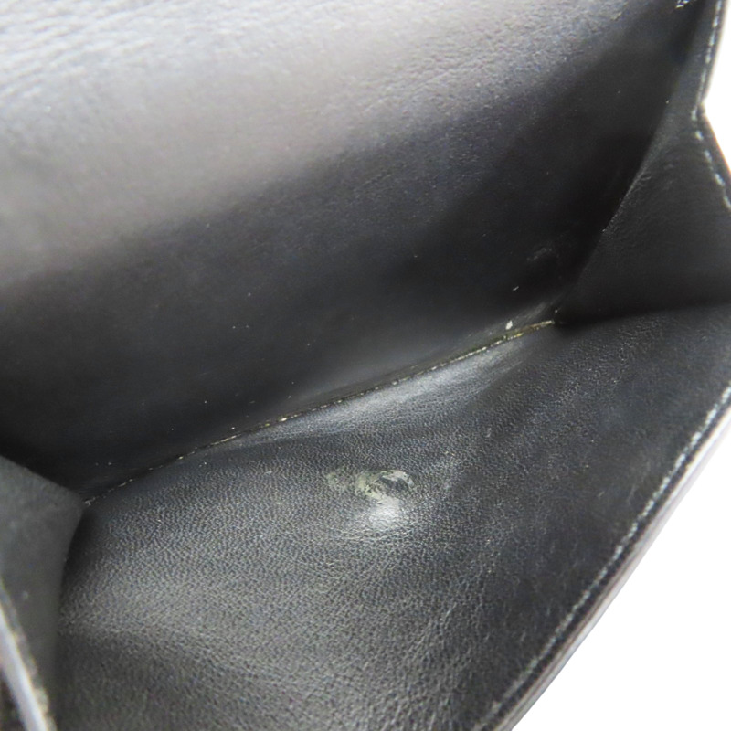 紅/黑/卡其色 牛皮 Mini Bifold 扣式短夾 10378-6