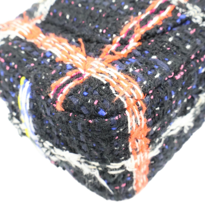 藍色 花布料 Coco20 鍊帶 肩背包 金扣 A69900-10