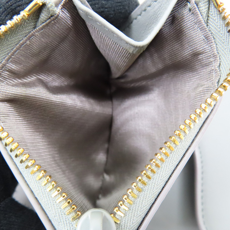 藍色 牛皮 扣式短夾【Dior 迪奧】-4