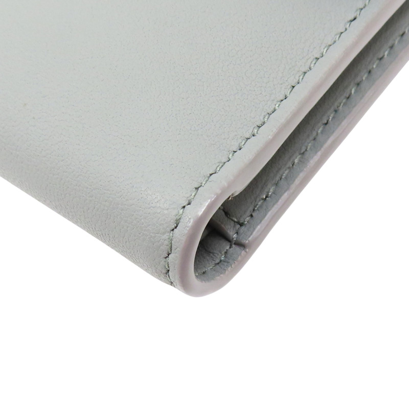 藍色 牛皮 扣式短夾【Dior 迪奧】-9