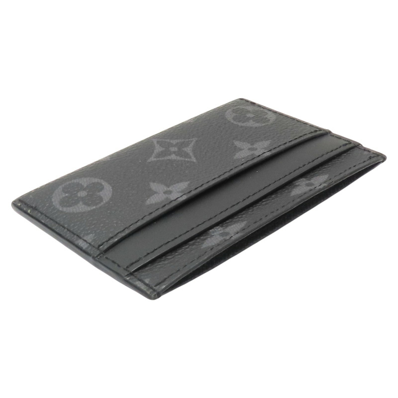黑色 原花帆布 Double Card Case 卡夾 M62170【LOUIS VUITTON LV 路易威登】 M62170-3