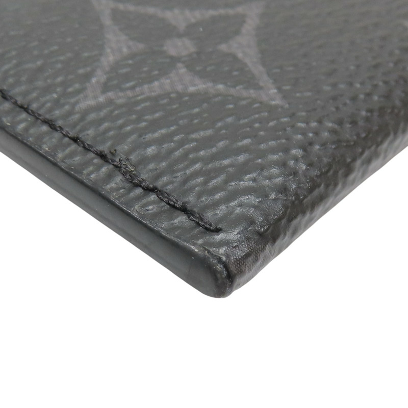 黑色 原花帆布 Double Card Case 卡夾 M62170【LOUIS VUITTON LV 路易威登】 M62170-7