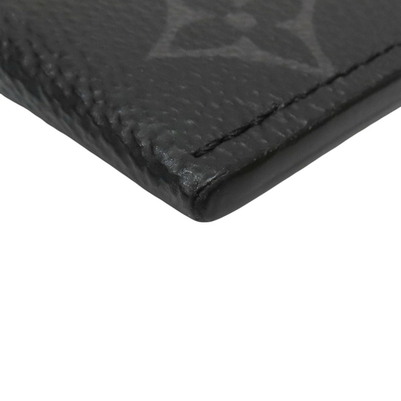 黑色 原花帆布 Double Card Case 卡夾 M62170【LOUIS VUITTON LV 路易威登】 M62170-10
