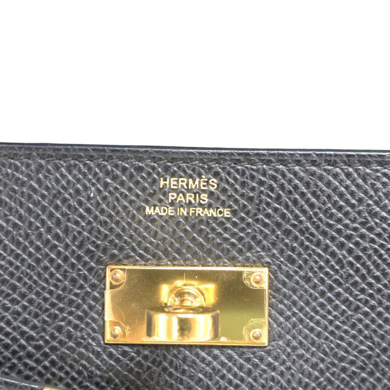 黑色 Epsom牛皮 Kelly To Go 金扣 肩背包 Z刻【HERMES 愛馬仕】-6
