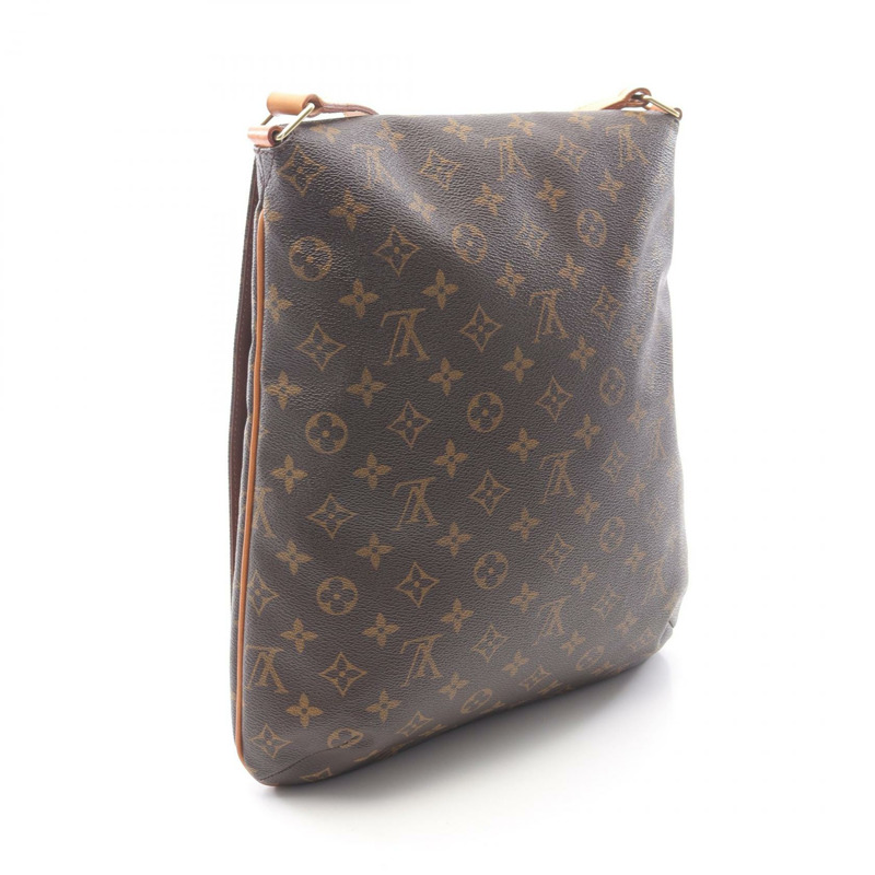 LOUIS VUITTON Musette 單肩包 M51256 Monogram 帆布皮革棕色二手 LV-1