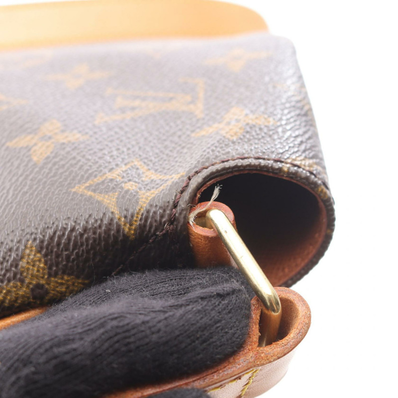 LOUIS VUITTON Musette 單肩包 M51256 Monogram 帆布皮革棕色二手 LV-10