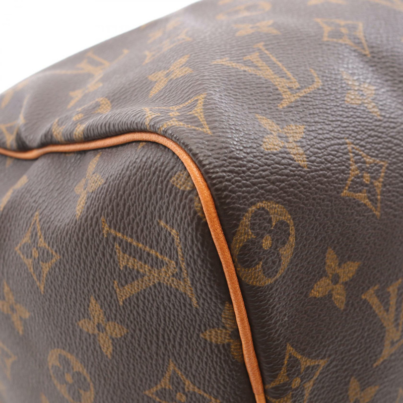 LOUIS VUITTON Speedy 25 手提包 M41528 Monogram 帆布皮革棕色二手女士-7