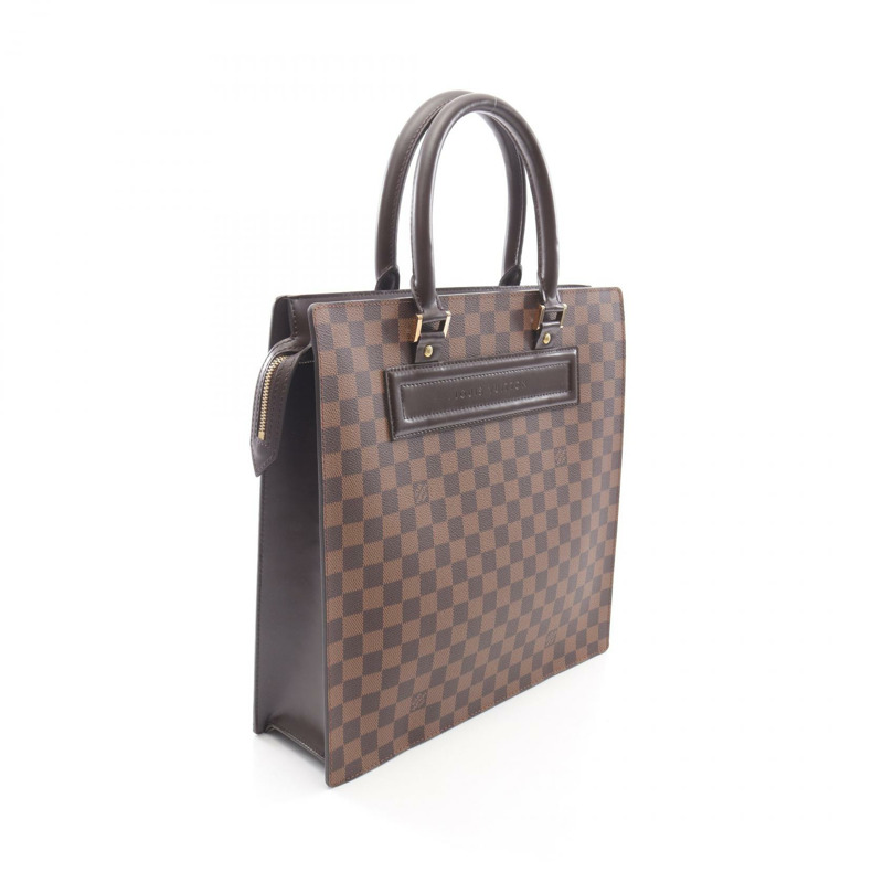 LOUIS VUITTON Venice GM 手提包 N51146 Damier 帆布皮革 Ebene 二手女士-1