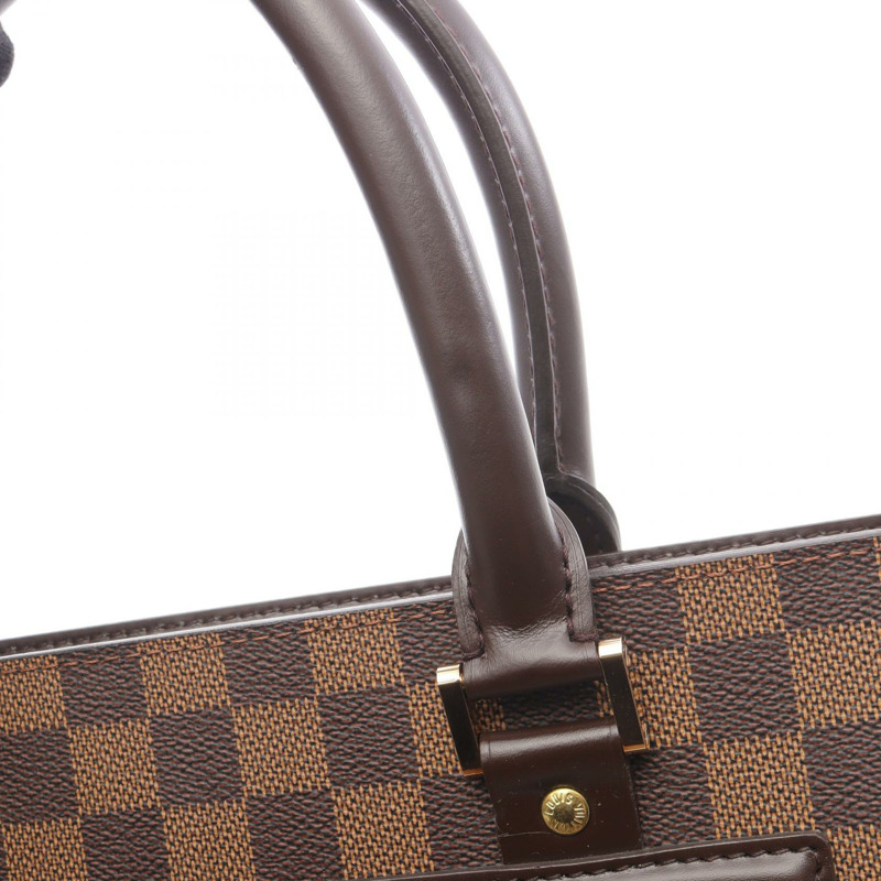 LOUIS VUITTON Venice GM 手提包 N51146 Damier 帆布皮革 Ebene 二手女士-5