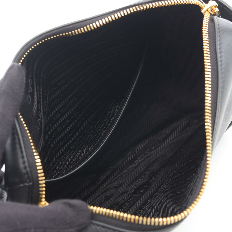 PRADA Darling 柔軟粒面 2Way 單肩包 1BA4512CYSF0002 皮革 黑色 全新-2